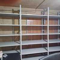 Scaffalatura metallica cm. 335 x 60p