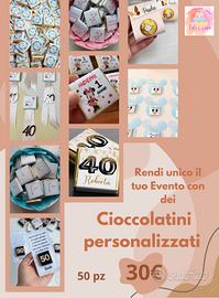 cioccolatini personalizzati 