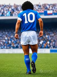 Fotografia Napoli Maradona 10 il D10S 
