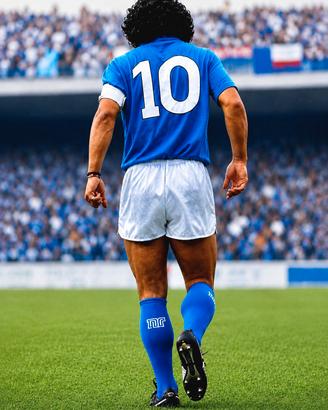 Fotografia Napoli Maradona 10 il D10S 