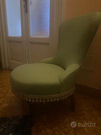 Set 2 poltrone stile liberty