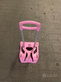 Trolley Rosa per trasportare lo zaino