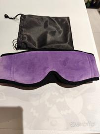 mascherina con custodia per  dormire 