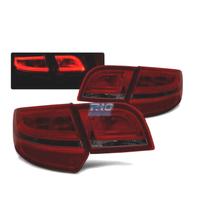 FANALI A LED PER AUDI A3 8P SPORTBACK 04-08 ROSSO 