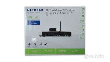 Netgear N150 Wireless ADSL2 Modem Router e USB