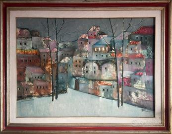 Lido Bettarini pittore quadro olio su tela