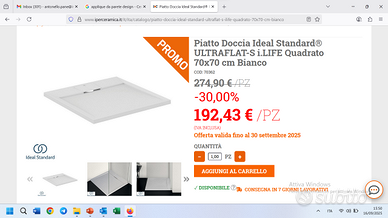 Piatto Doccia Ideal Standard® ULTRAFLAT-S i.LIFE Q