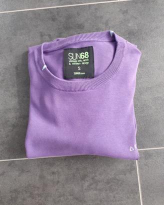 Maglione Sun68 taglia S colore lilla perfetto