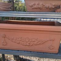 vaso in vetro resina da 80 cm