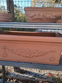 vaso in vetro resina da 80 cm