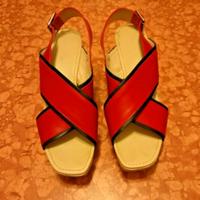 Sandali rossi zara taglia 41