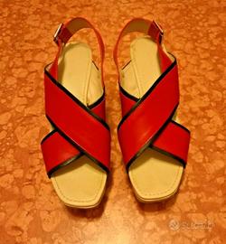 Sandali rossi zara taglia 41