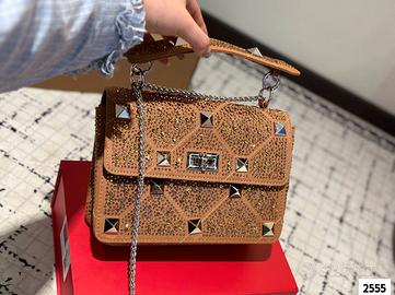 borsa a tracolla Valentino Vsling con diamanti