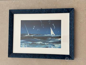 Quadro originale – Artista di strada, Isola d’Elba