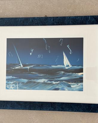 Quadro originale – Artista di strada, Isola d’Elba