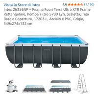 Piscina fuori terra intex 549x274x132