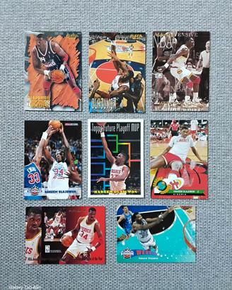 Lotti varie card nba anni 90card 