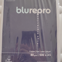 5 risme carta A5 Blurepro Burgo paper 2500 fogli