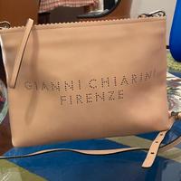 Borsa tracolla in pelle rosa nude -Gianni Chiarini