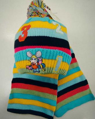 Set berretto e sciarpa per neonati