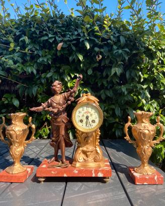 Orologio antico da camino