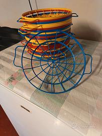 porta piatti di plastica