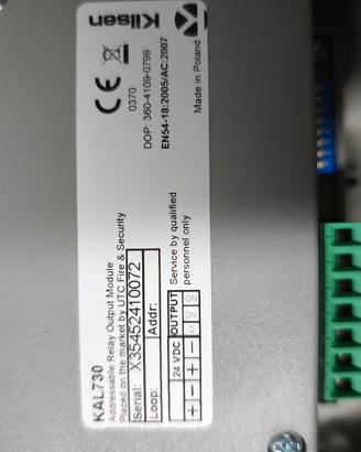 Modulo di uscita a rele' indirizzabile UTC Fire Se