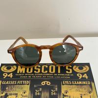 MOSCOT Miltzen Sun colore Blonde Lenti verdi
