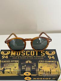 MOSCOT Miltzen Sun colore Blonde Lenti verdi