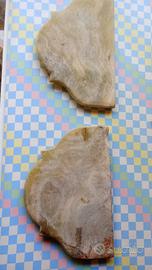 Coppia mensole onice verde marmo modiglioni