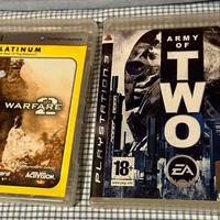 2 giochi ps3 COD MW2 e army of two