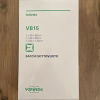 Sacchi sottovuoto VB 15 Vorwerk