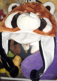 Peluche cappello cosplay Procione kawaii plush cap