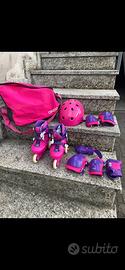 Kit completo pattini a rotelle