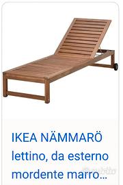 Sdraio in legno da esterno
