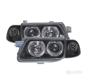 FARI OPEL ASTRA F 94-98 ANGEL EYES FONDO NERO H1-H