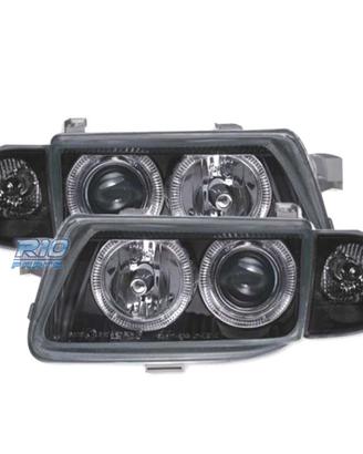 FARI OPEL ASTRA F 94-98 ANGEL EYES FONDO NERO H1-H