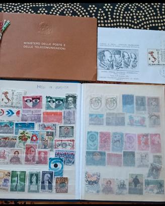 Set Libretto più busta più francobolli Repubblica 