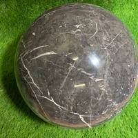 Sfera in Marmo Nero Marquinia pieno – Ø 30 cm – An