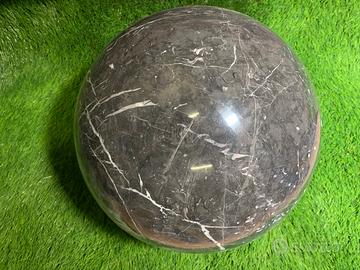 Sfera in Marmo Nero Marquinia pieno – Ø 30 cm – An