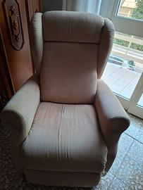 Poltrona elettrica reclinabile