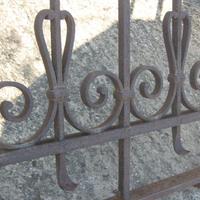 balaustre in ferro pieno senza saldature anni '30