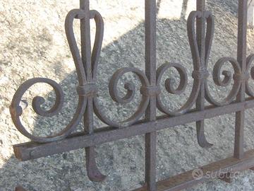balaustre in ferro pieno senza saldature anni '30