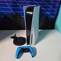 PS5 (PlayStation 5) 1TB bianca + controller blu