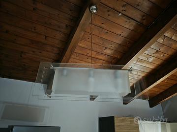 lampadario in vetro 