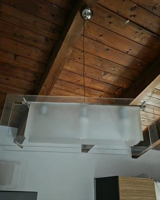 lampadario in vetro 