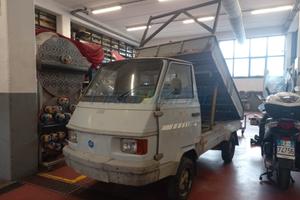 Piaggio Ape poker cassone ribaltabile da restauro