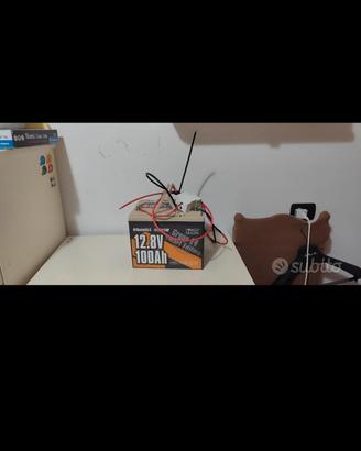 batteria pannelli solari 