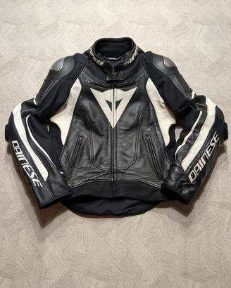Giacca Moto Pelle Dainese Racing 3 Taglia 48