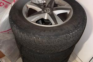 4 Gomme Invernali+Cerchi Originali 17’’ VW Tuareg
